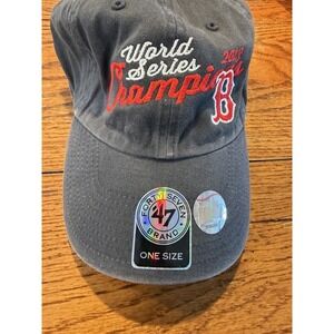 NWT 47 Boston Red Sox 2013 World Series Champions Hat NWT Blue